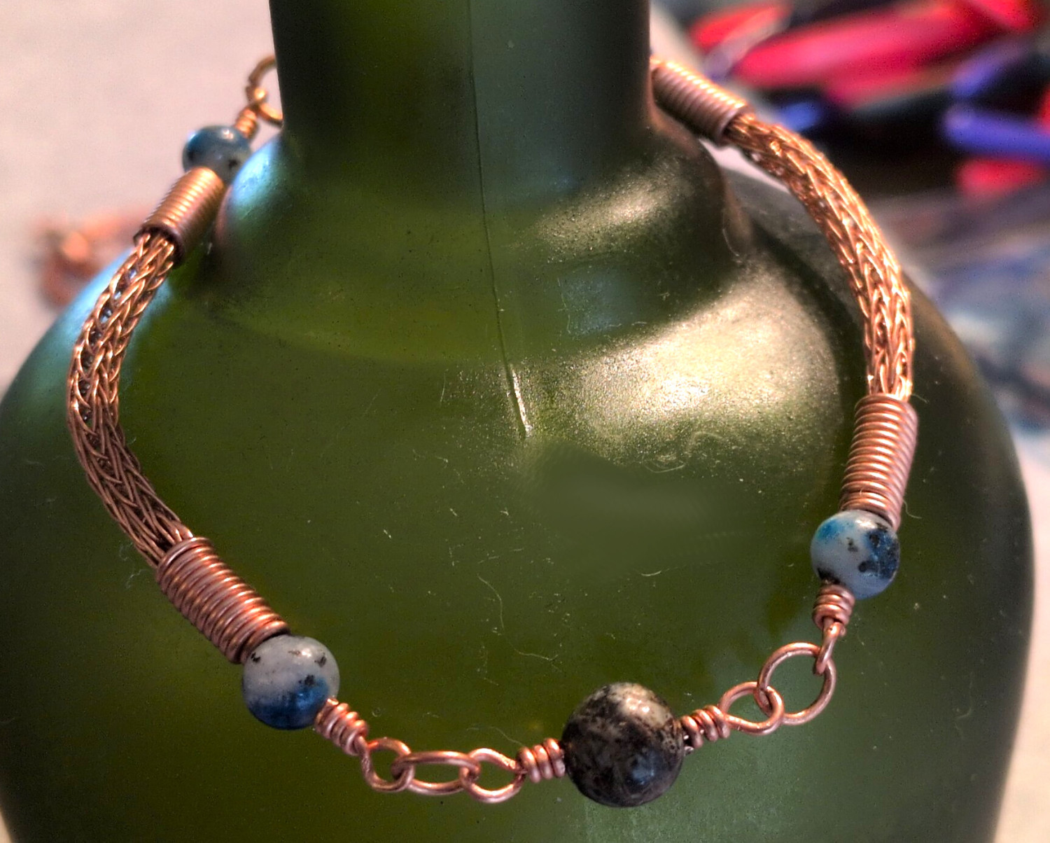 Slender Viking Wire Weave Bracelet
