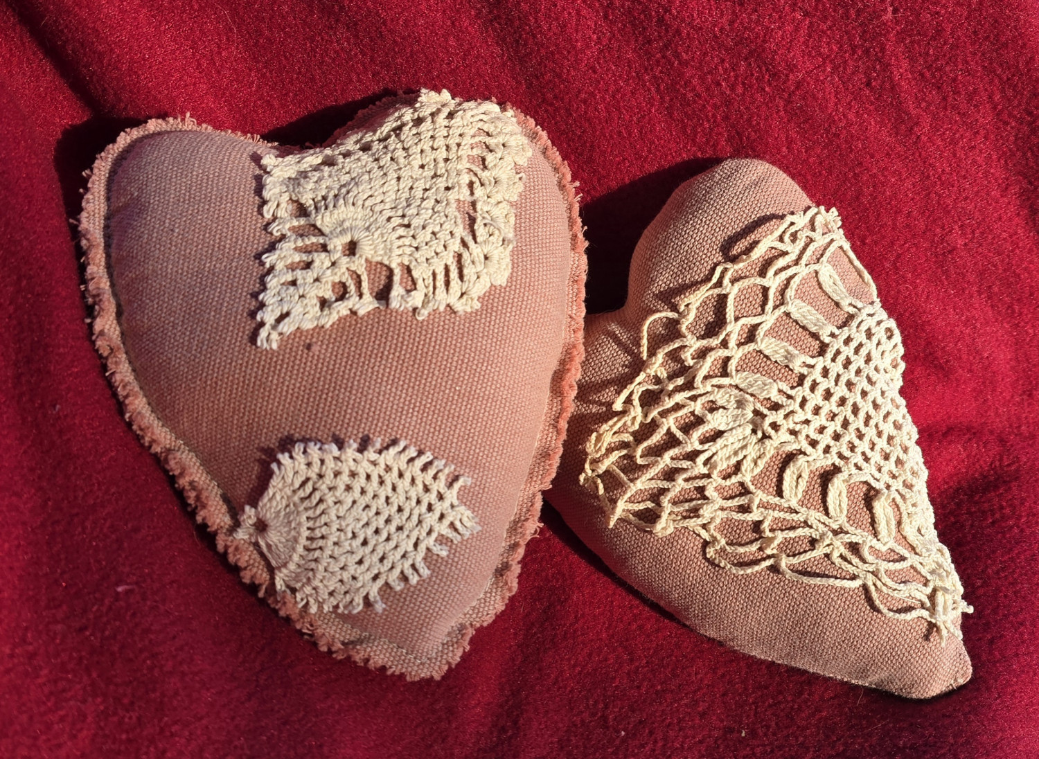 Vintage Lace Hearts