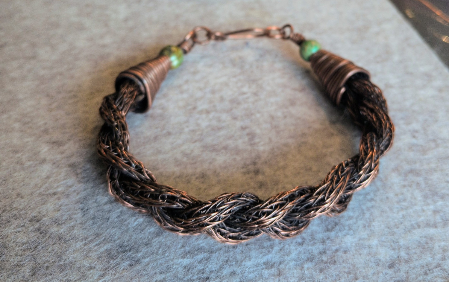 Braided Viking Wire Weave Bracelet