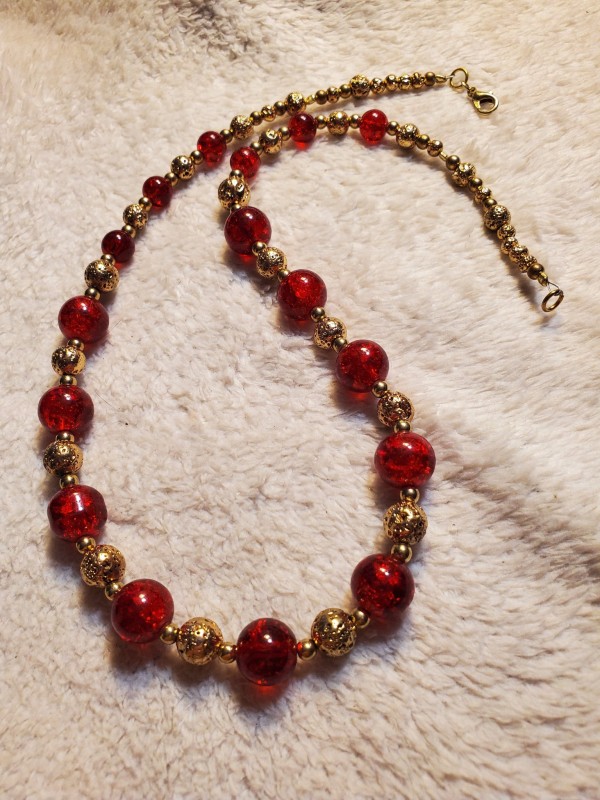 Red Flames Necklace