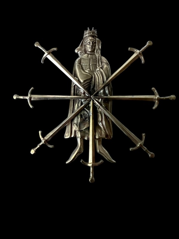 Fiore dei Liberi - Seven Swords - Segno - GRAND Brooch - Pin - Medieval
