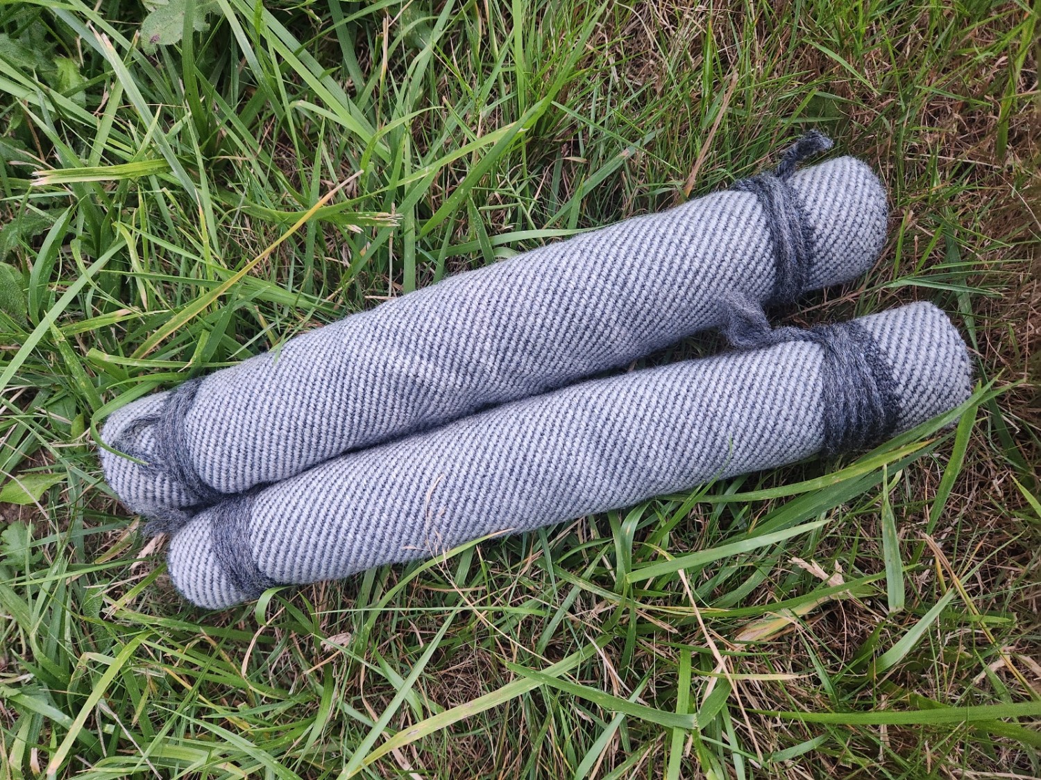 Roman Fascia, Puntees, Leg Wraps Two-tone Grey
