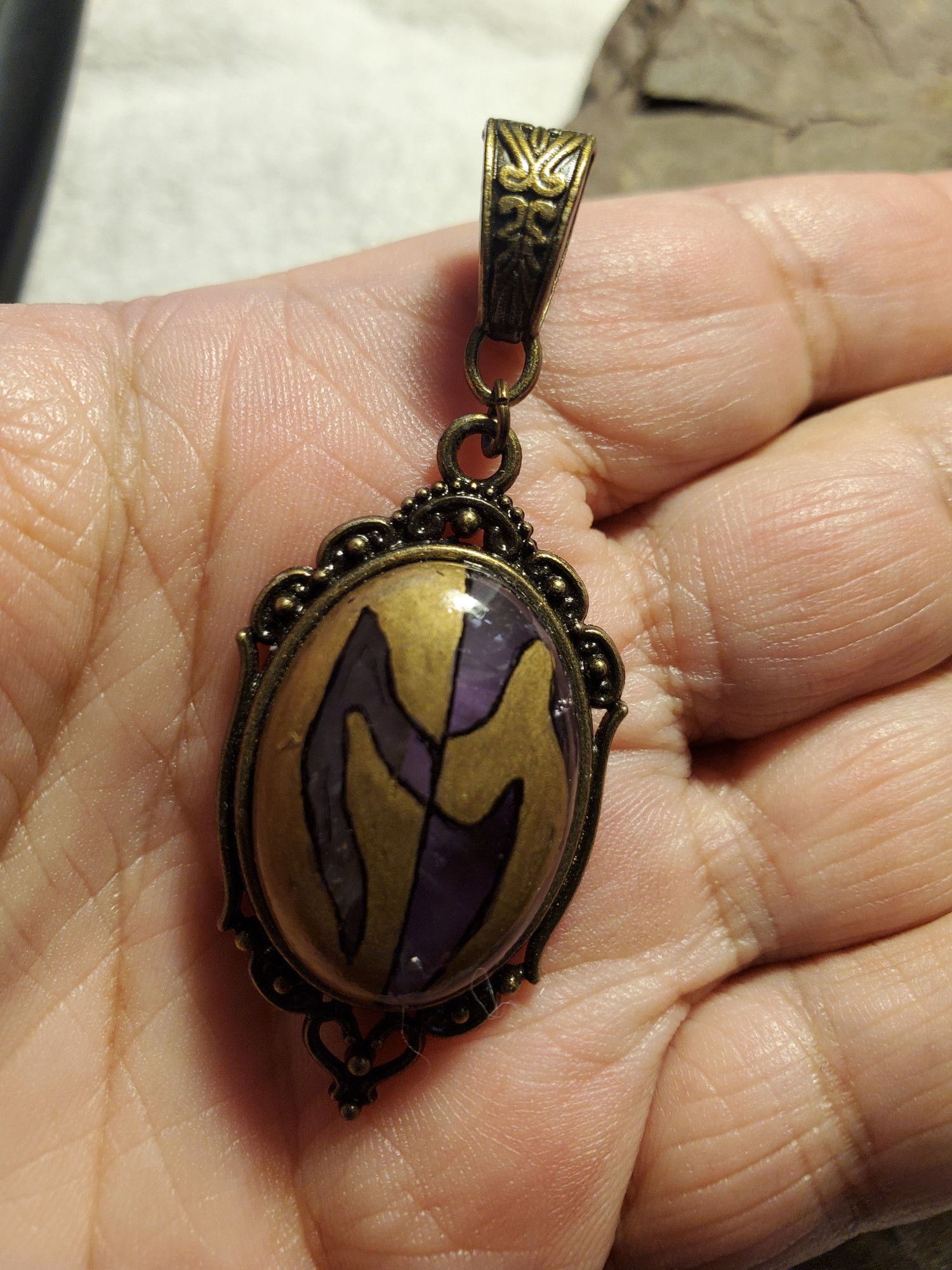 Maunche East Kingdom, Amethyst in Bronze