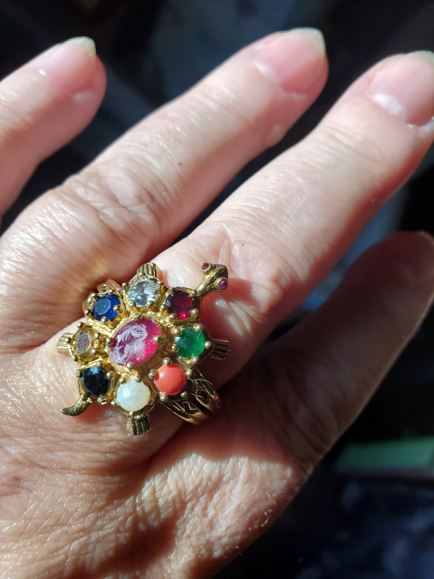 Pelican Rainbow Early Period Ring 11